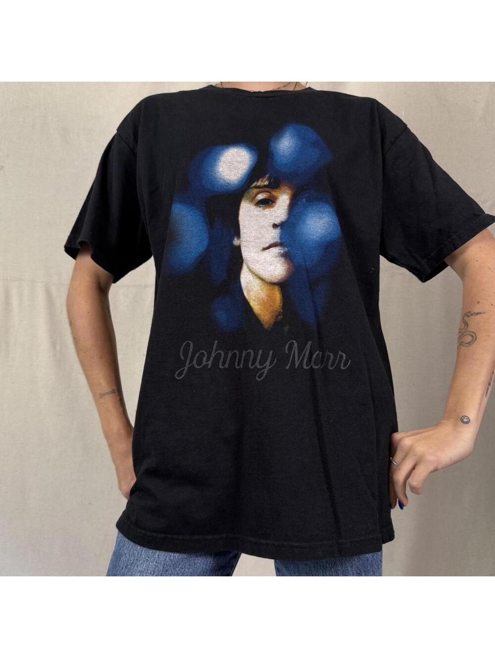 Johnny Marr The Smiths Graphic Band Tee – Black